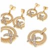 18k gold plated set pendant earrings xuping